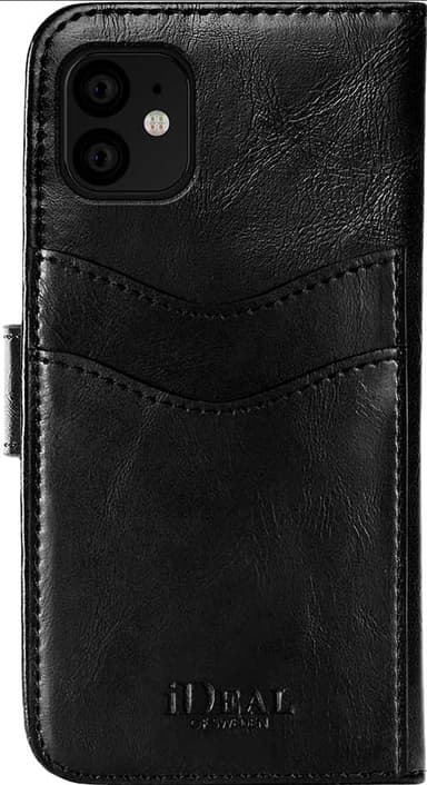 iDeal Magnetic Wallet+ Apple iPhone 11 lompakkokotelo (musta)