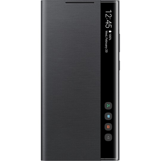 Samsung Galaxy Note 20 Ultra Clear View suojakotelo (harmaa)