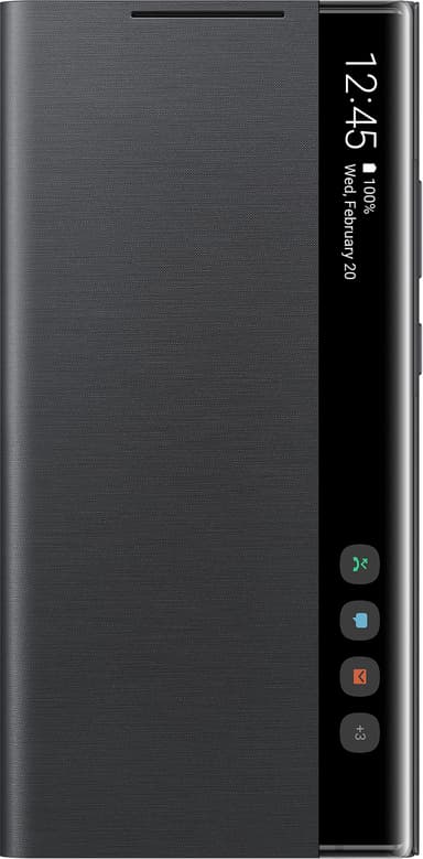 Samsung Galaxy Note 20 Ultra Clear View suojakotelo (harmaa)