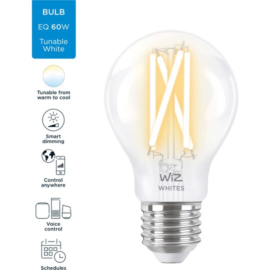 Wiz Light LED lamppu 7W E27 871869978715800