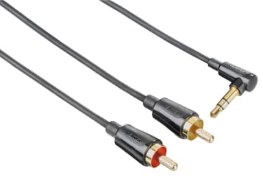 Hama äänikaapeli 3.5mm - 2 x RCA (0.75 m)