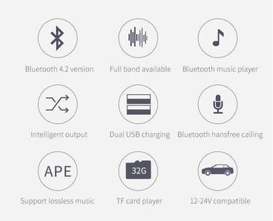 FM-lähetin autolle - Bluetooth-sovitin