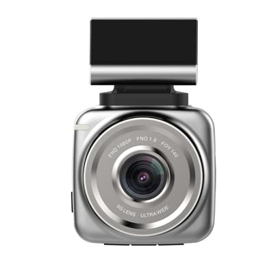 Dashcam 1080 HD, autokamera liiketunnistimella - harmaa