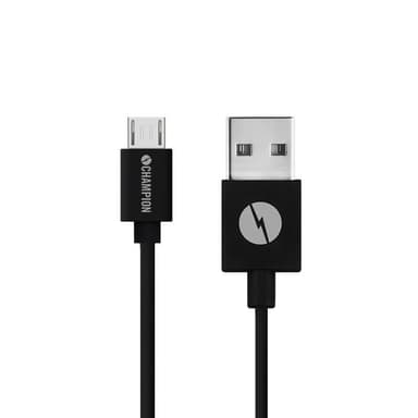 Lataus- ja synkronointikaapeli MicroUSB 3m musta