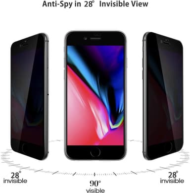 Näytönsuoja iPhone 7/8 2-pakkaus