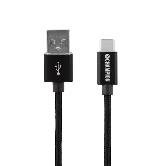 USB 2.0 C - A, 2m Premium musta