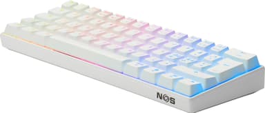 NOS C-450 Mini PRO RGB näppäimistö (valkoinen)