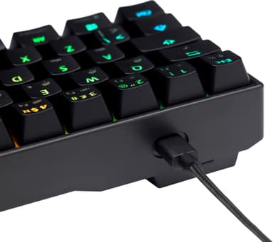 NOS C-650W Compact PRO RGB langaton pelinäppäimistö