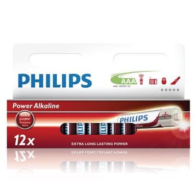 Power Alkaline AAA 12-pack