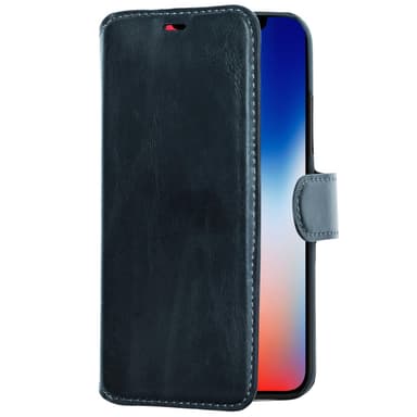 Ohut lompakkokotelo iPhone X / XS Musta