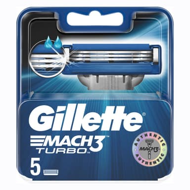 Partakoneen terä Mach3 Turbo 5-pack