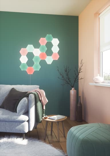 Nanoleaf Shapes Hexagons aloituspakkaus (15 kpl)