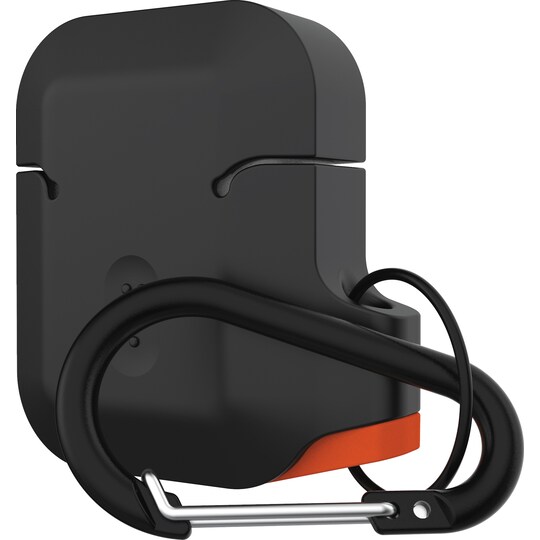 UAG Apple AirPods silikoninen suojakotelo (musta/oranssi)