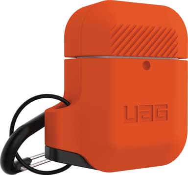 UAG Apple AirPods silikoninen suojakotelo (oranssi/harmaa)