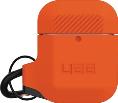 UAG Apple AirPods silikoninen suojakotelo (oranssi/harmaa)