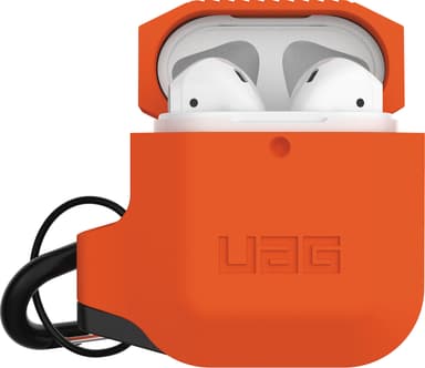 UAG Apple AirPods silikoninen suojakotelo (oranssi/harmaa)