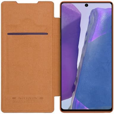 Nillkin Qin FlipCover Samsung Galaxy Note 20 Ultra  - ruskea