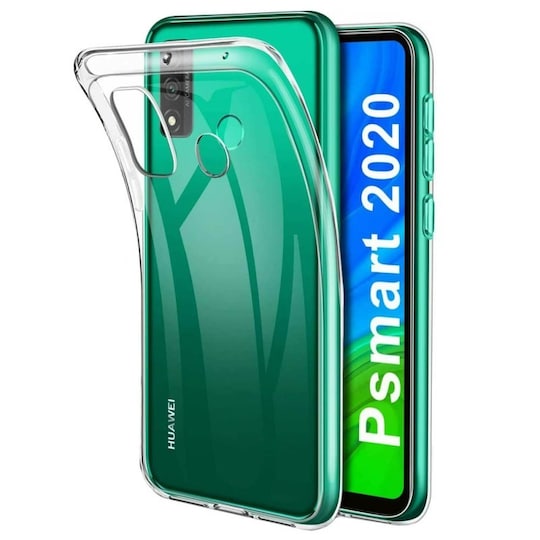 Silikonikotelo läpinäkyväkuori Huawei P Smart 2020 -tuotetta