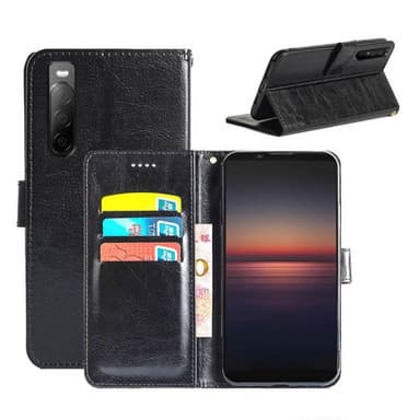 Lompakkokotelo 3-kortti Sony Xperia 10 II  - musta