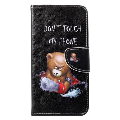Lompakkokotelo Huawei P30 Lite - Angry Bear