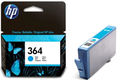 HP 364 mustekasetti (syaani)