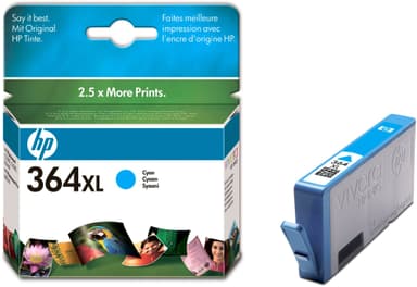 HP 364 XL mustekasetti (syaani)