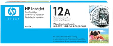 HP 12A HV Ultraprecise värikasetti (musta)