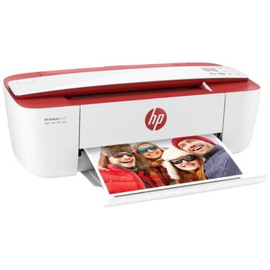 HP DeskJet 3733 monitoimitulostin (punainen/valkoinen)