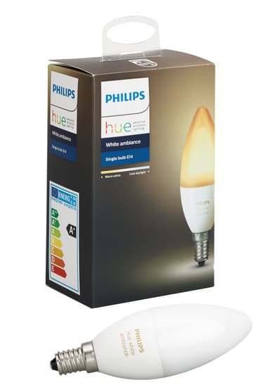 Philips Hue White ambiance lamppu 6.5W B39 E14
