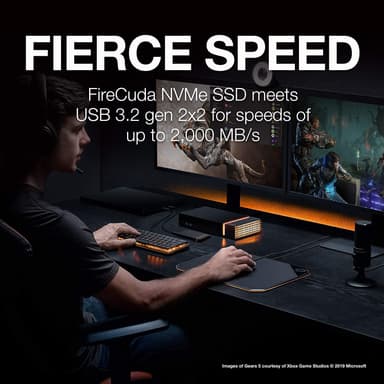 Seagate FireCuda Gaming ulkoinen SSD 2 TB