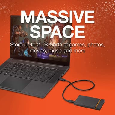 Seagate FireCuda Gaming ulkoinen SSD 2 TB