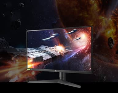 LG 27GL83A 27" näyttö (musta)