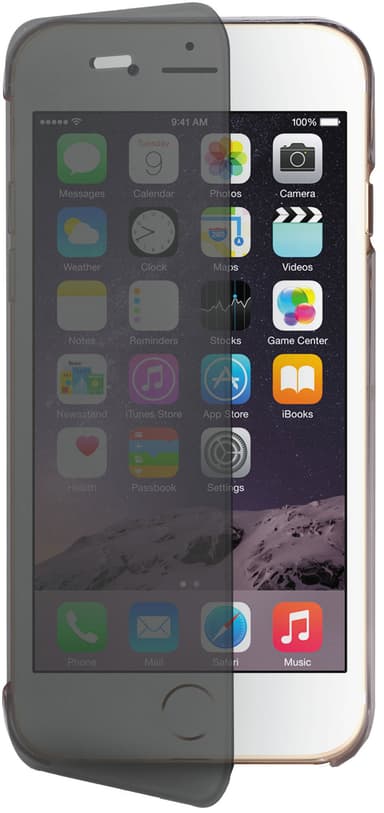 Puro Sense Booklet iPhone 6 Plus suoja (läpinäkyvä)