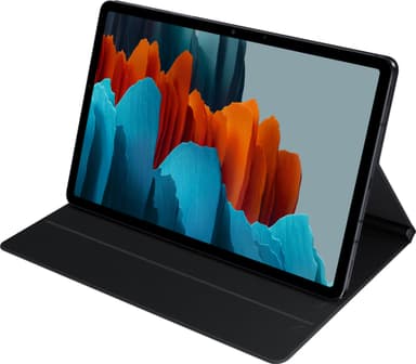 Samsung Galaxy Tab S7+ Book Cover suojakotelo (musta)