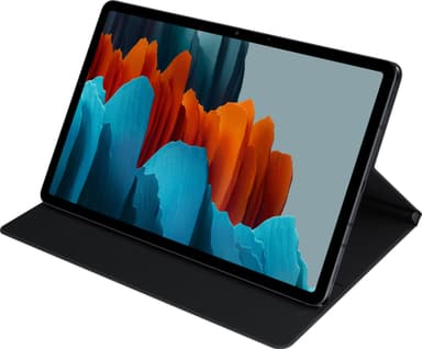 Samsung Galaxy Tab S7+ Book Cover suojakotelo (musta)