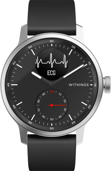 Withings ScanWatch hybridiälykello 42 mm (musta)