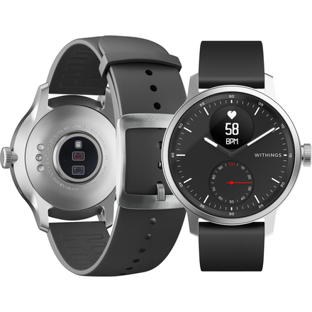 Withings ScanWatch hybridiälykello 42 mm (musta)