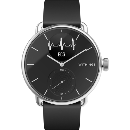 Withings ScanWatch hybridiälykello 38 mm (musta)