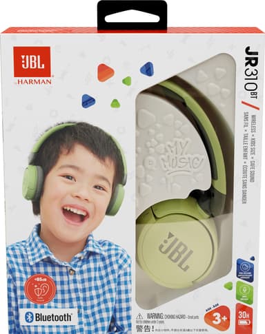 JBL Jr. 310BT langattomat on-ear kuulokkeet (vihreä)