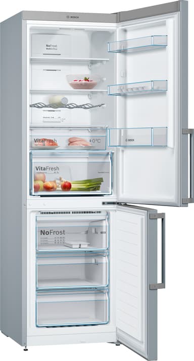Bosch Serie 4 jääkaappipakastin KGN36XLER (Inox)