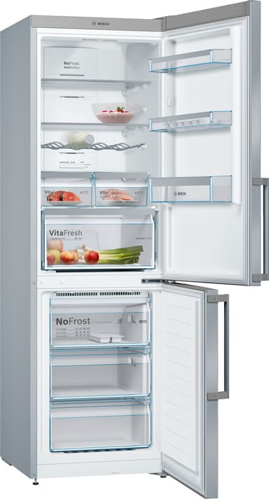 Bosch Series 4 jääkaappipakastin KGN367IDQ (ruostumaton teräs)