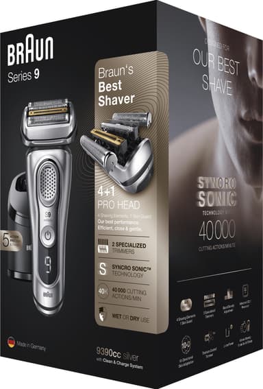 Braun Series 9 parranajokone 9390CC