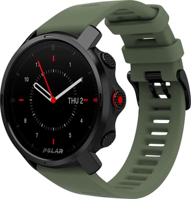 Polar Grit X urheilukello M/L (musta/vihreä)