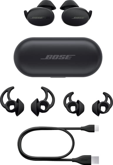 Bose Sport Earbuds täysin langattomat in-ear kuulokkeet (Triple Black)