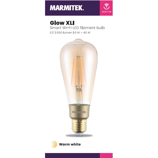 Marmitek GlowXLI LED lamppu E27 8512