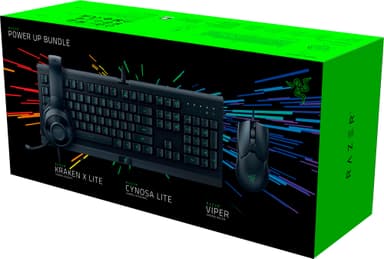 Razer Power Up pakkaus (pelikuulokkeet, pelinäppäimistö, pelihiiri)