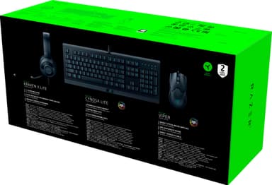 Razer Power Up pakkaus (pelikuulokkeet, pelinäppäimistö, pelihiiri)