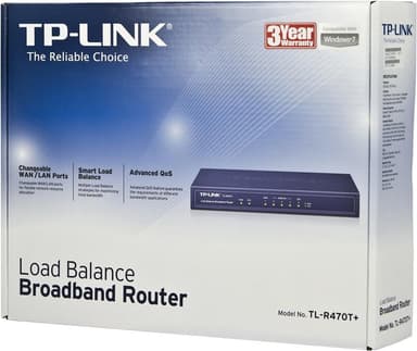 TP-LINK reititin, 2x10/100Mbps WAN ja 3x10/100Mbps LAN-porttia