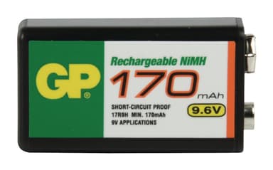 NiMH Akku E 9.6 V Industrial 170 mAh 1-Muovipussi