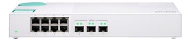 QNAP 10GbE Switch, 3-p 10G SFP+, 8-p GbE